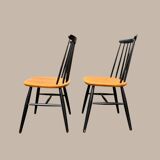 Two Scandinavian design chairs, Fanett style