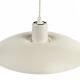 White pendant light PH 4/3 by Poul Henningsen for Louis Poulsen. Denmark 1980s