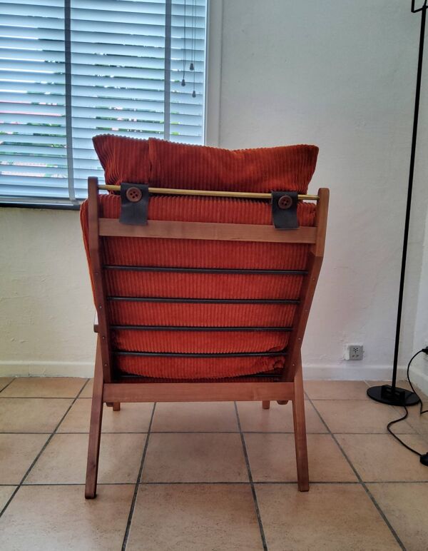 fauteuil Lotus Rob Parry, année 60