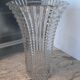 Art Deco white glass vase