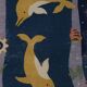 Vintage handmade Turkish rug 120x177 cm