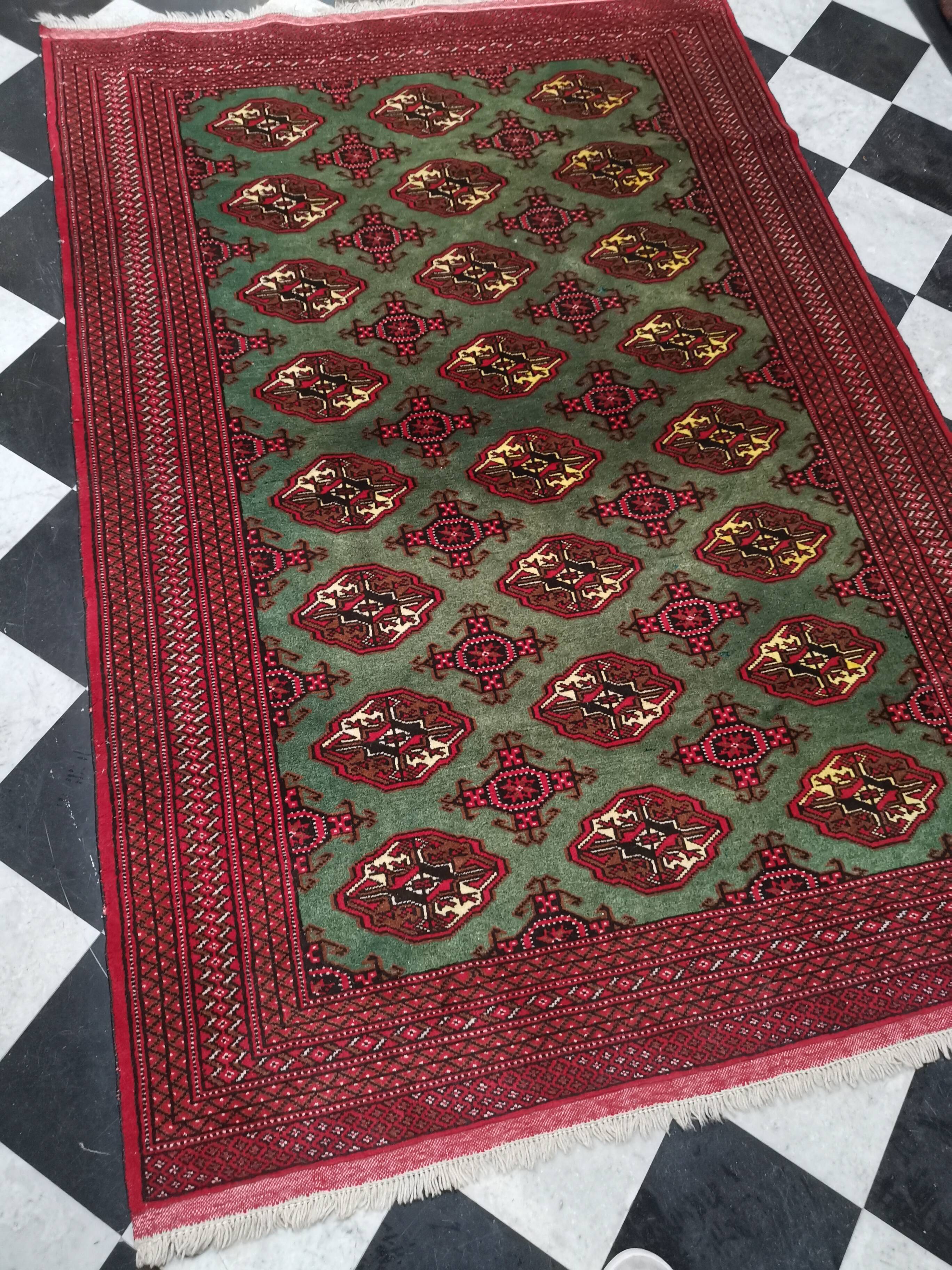 Tapis d'orient persan fait main Boukhara 190 x 130