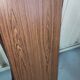 Folding table in formica brown console