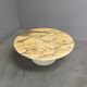 Large marble tulip coffee table, 1960s