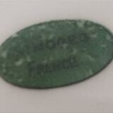 Limoges porcelain cake dish from the 1930s Diameter 23.5 cm