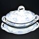 Antique earthenware sauceboat from CREIL MONTEREAU LM&Cie 1840-1870