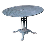Sheet metal garden table