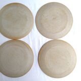 4 flat sandstone plates