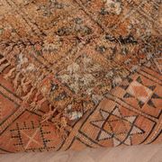 Peach Vintage Moroccan Rug 210 x 270 cm, Berber Wool Rug, Handmade Boho Rug