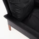 Leather armchair by Hans Olsen