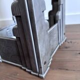 Art Deco umbrella stand from the 1930s, cast iron.