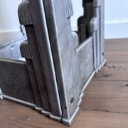 Art Deco umbrella stand from the 1930s, cast iron.