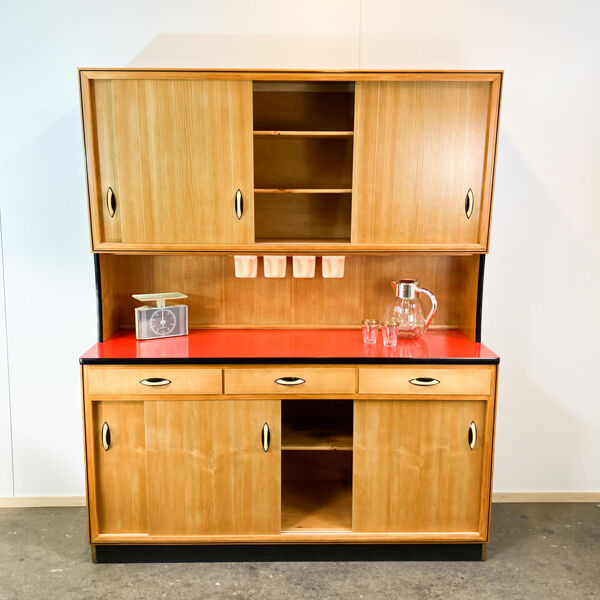 Buffet de cuisine Baumann Möbel, en chêne, modèle vintage des années 60