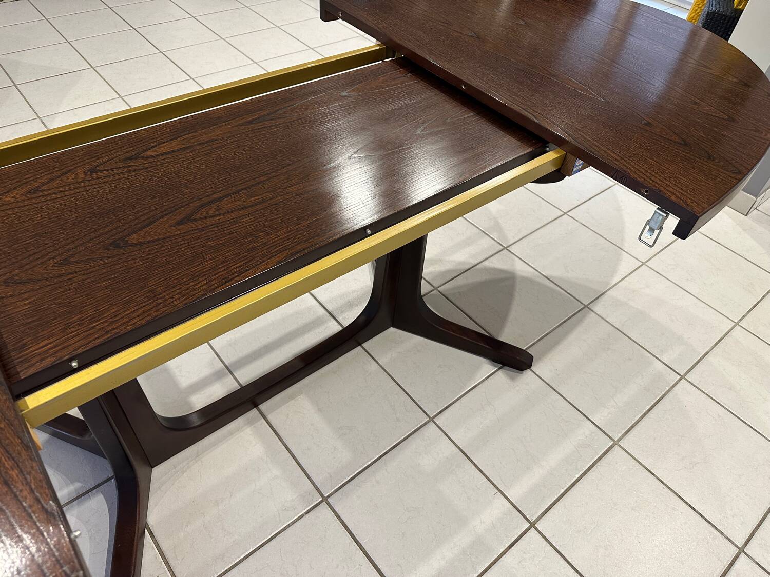 Vintage Baumann House extendable table from the 1970s