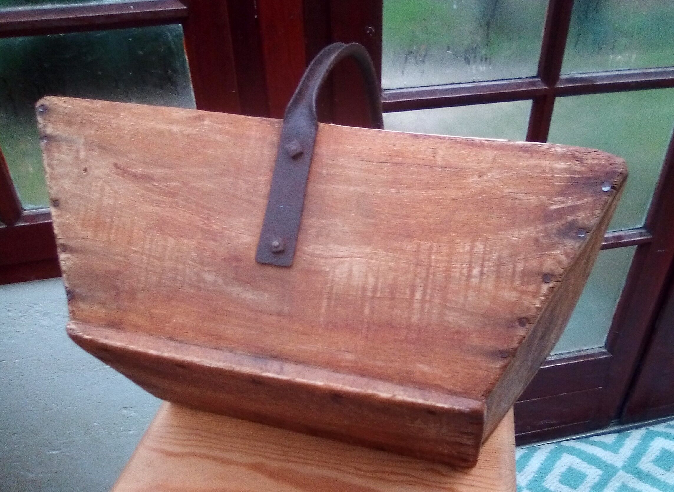 Wooden harvest basket