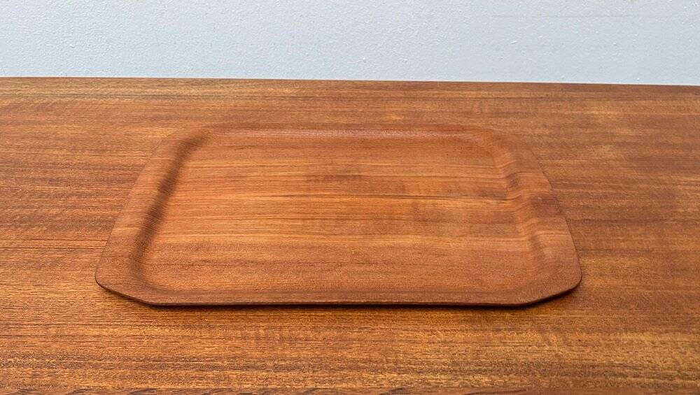 Scandinavian teak plateau from the mid-century, 1960s.