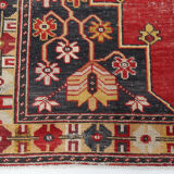 248x123cm red handmade turkish rug