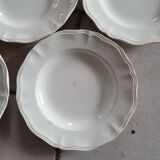 7 deep plates from Sarreguemines