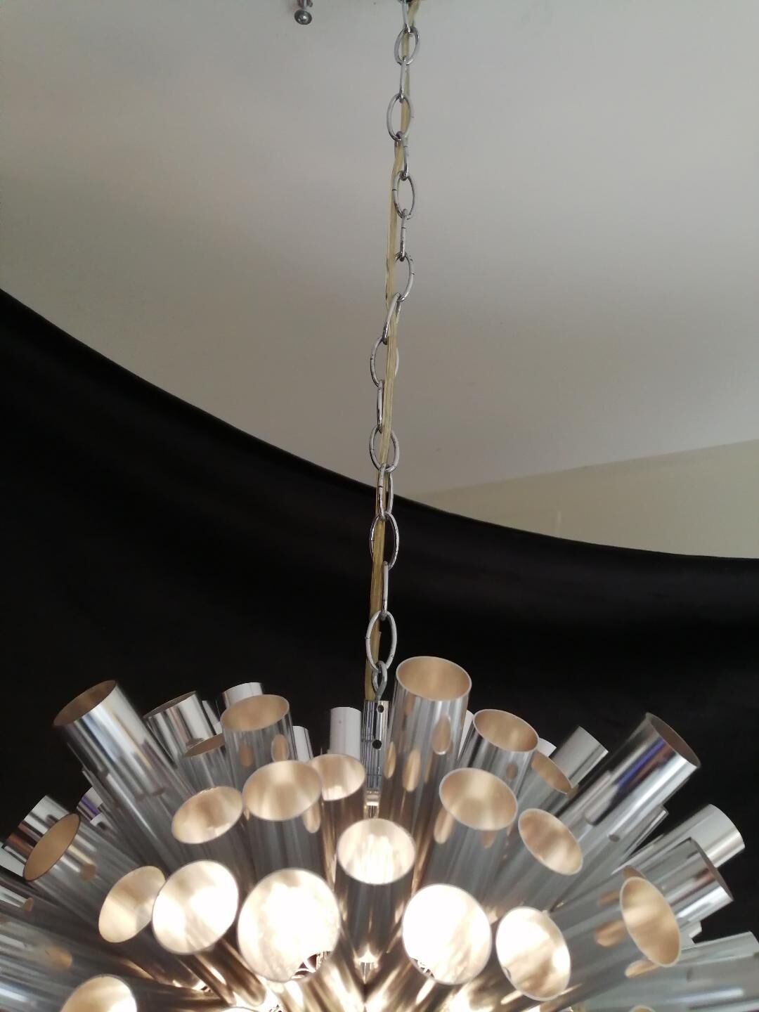 Italian design chandelier 70s