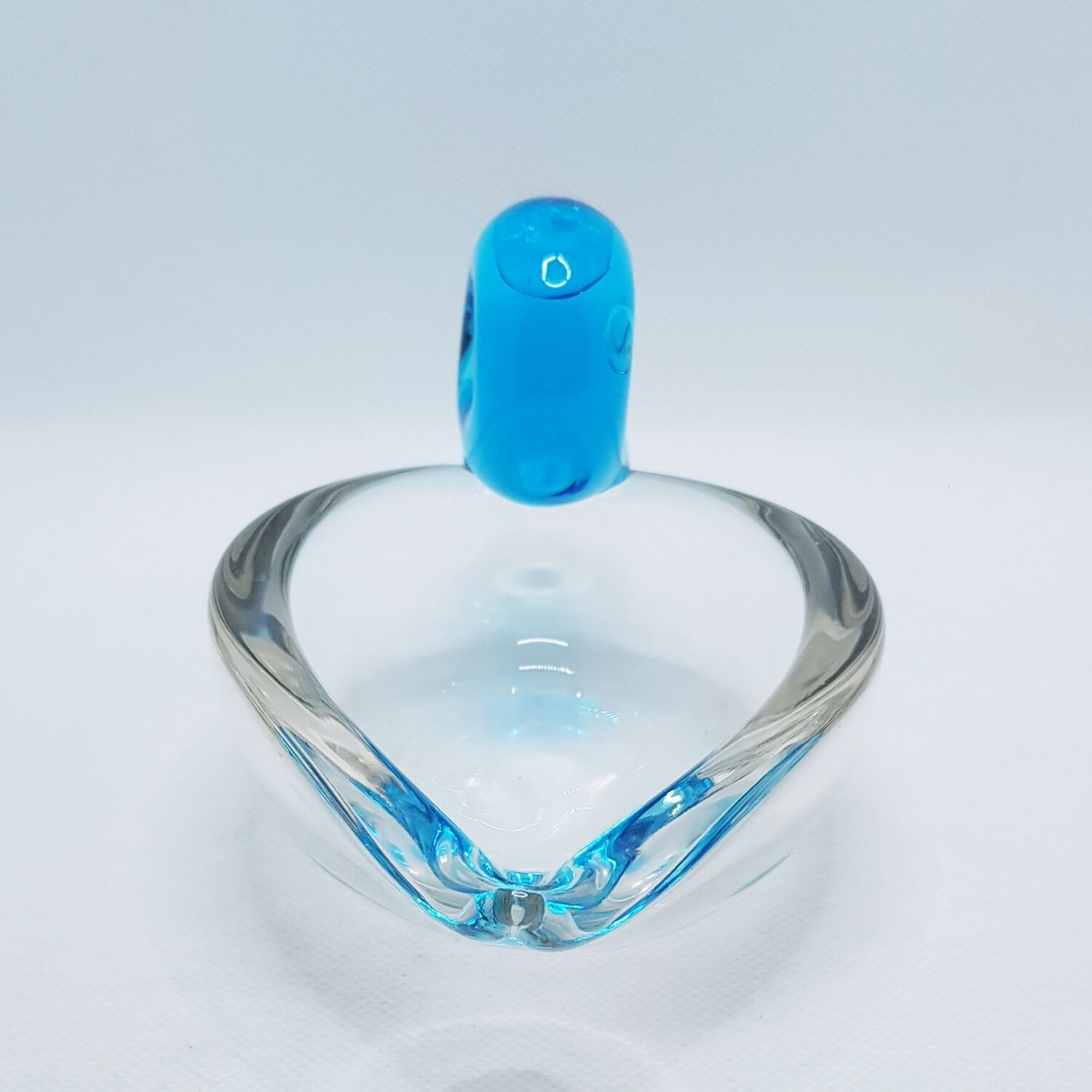 Cendrier canard en verre