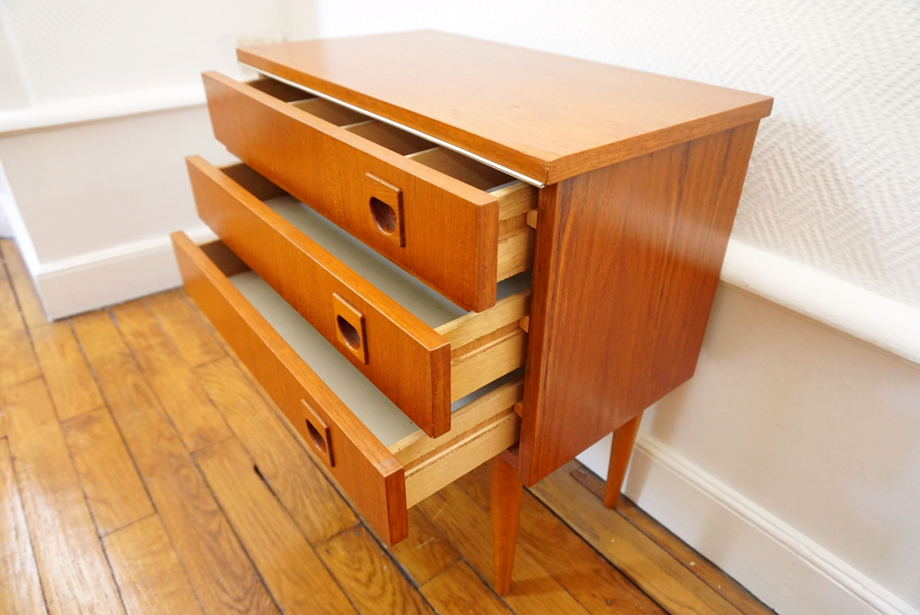 Scandinavian teak dresser