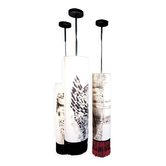 XXL hand-painted suspension