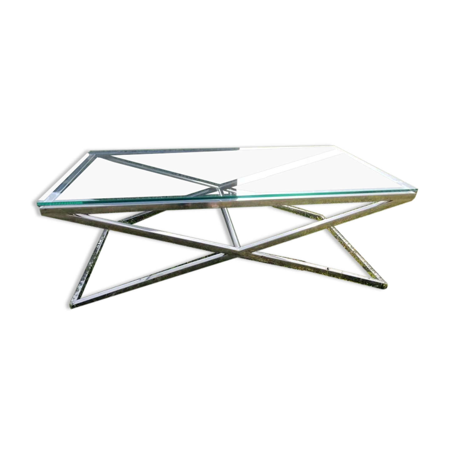 Table basse verre John Lewis alice coffee table134x h44x70