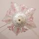 Charming Vintage Pink Flowers Murano Chandelier, 1970