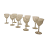 9 Old Stemmed Glasses – Cut Pattern – Villeroy Boch