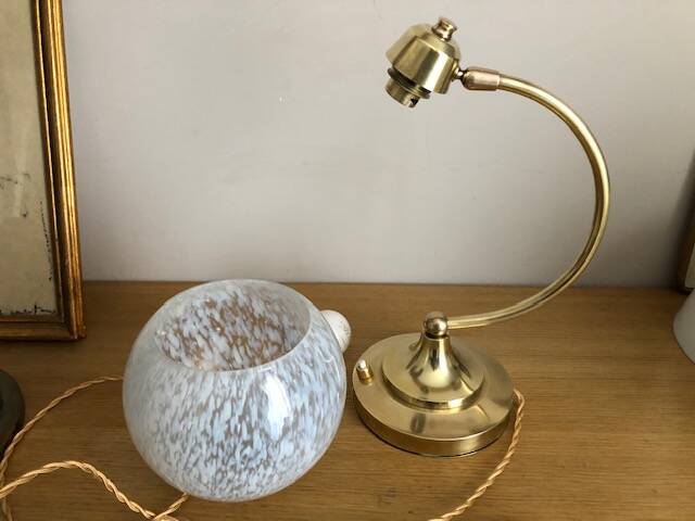 Old brass lamp