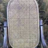 Rocking chair vintage cannée