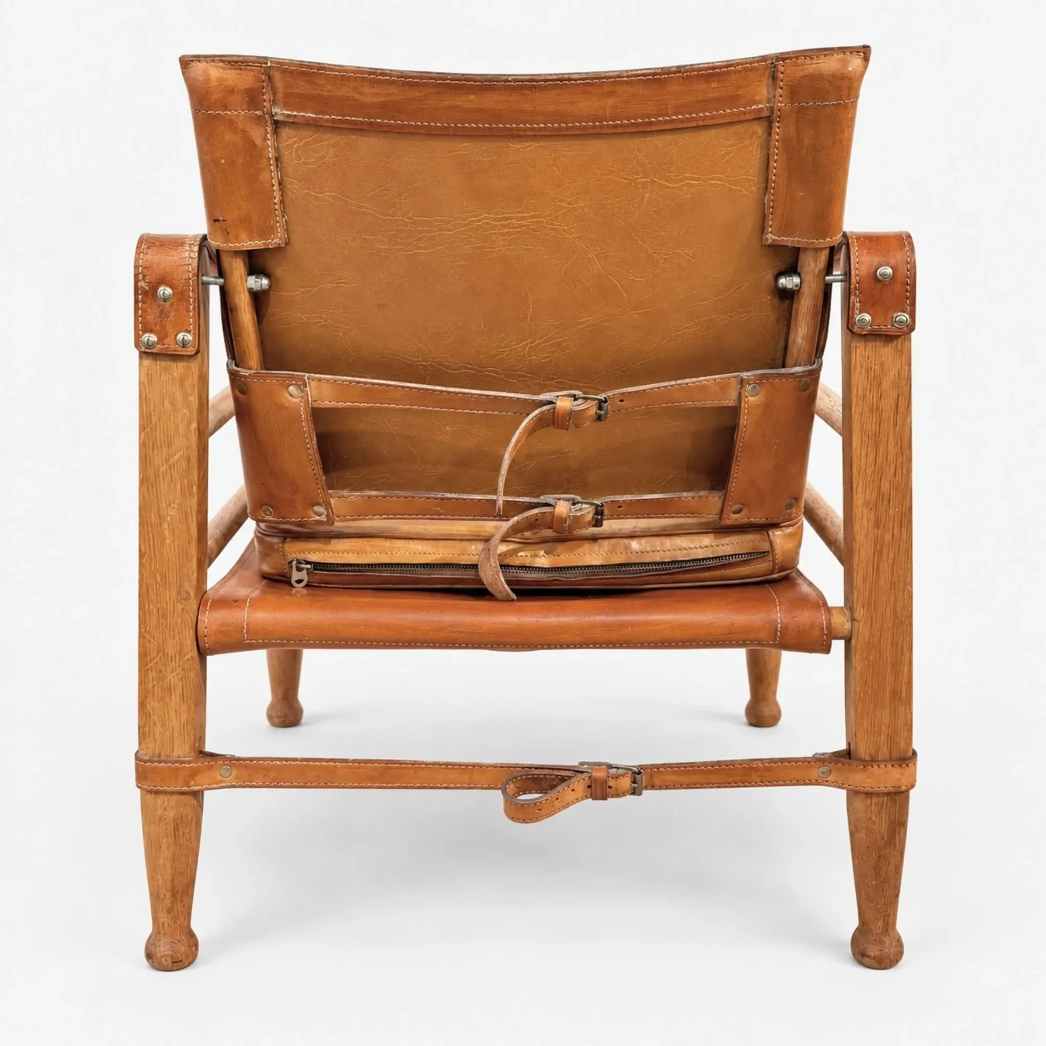 Fauteuils Safari cognac par Kaare Klint