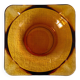 Vintage amber glass ashtray Duralex Saint Gobain