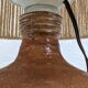 Lampe XXL en grès vernissé et corde de jute vers 1960