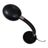 Gamma lux italy black and chrome articulated desk lamp 1970