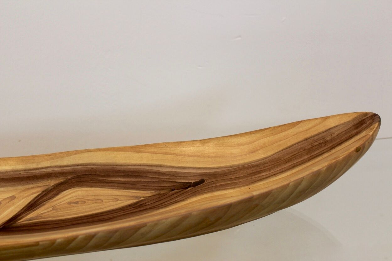 Vallauris distinctive wood grain Ceramic platter 1960 s