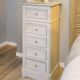 Renovated 19th-century bedside chest.