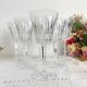 6 verres à eau cristal ciselé français