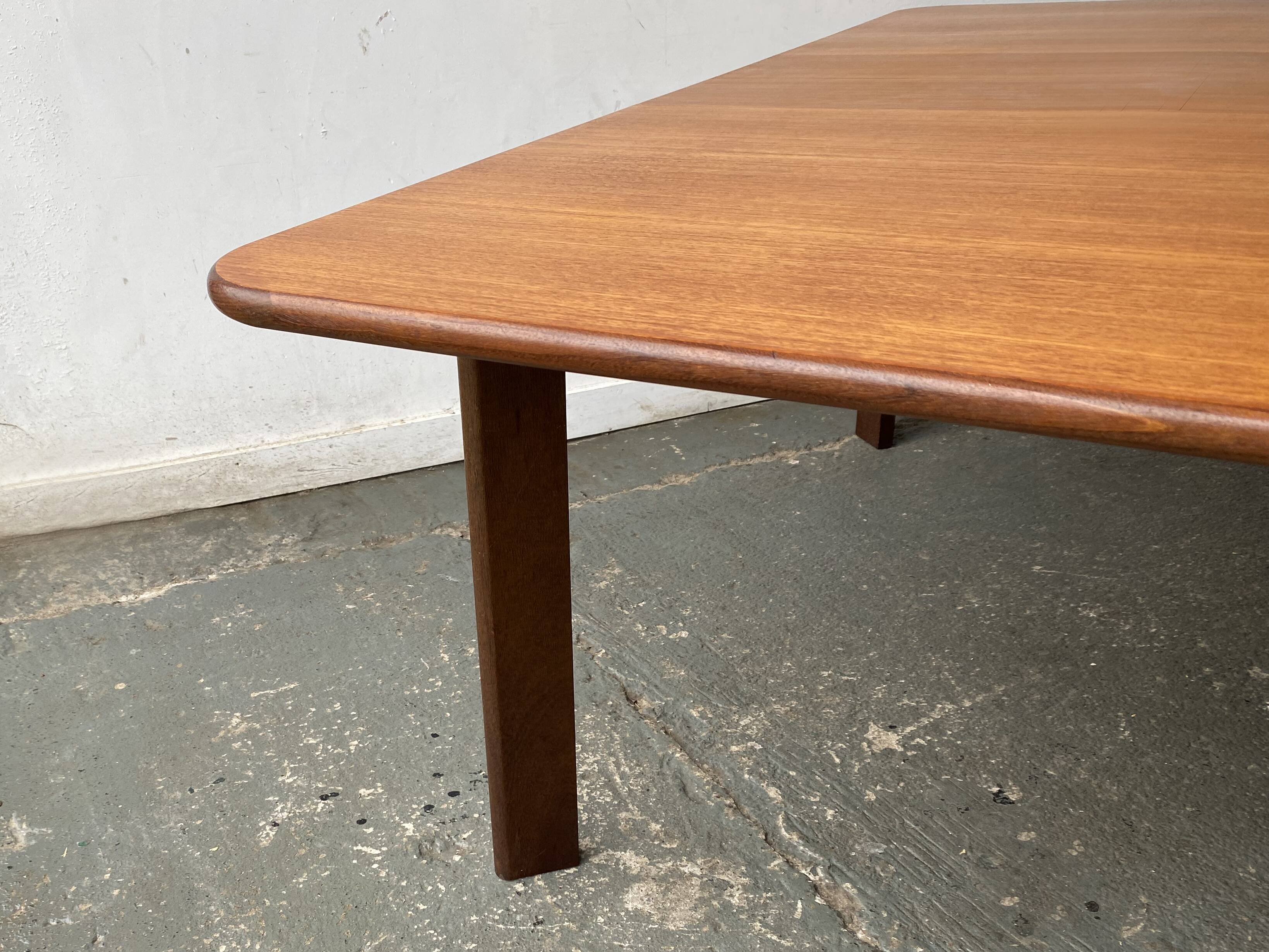 Rare 1960’s mid century G Plan dining table with angled legs