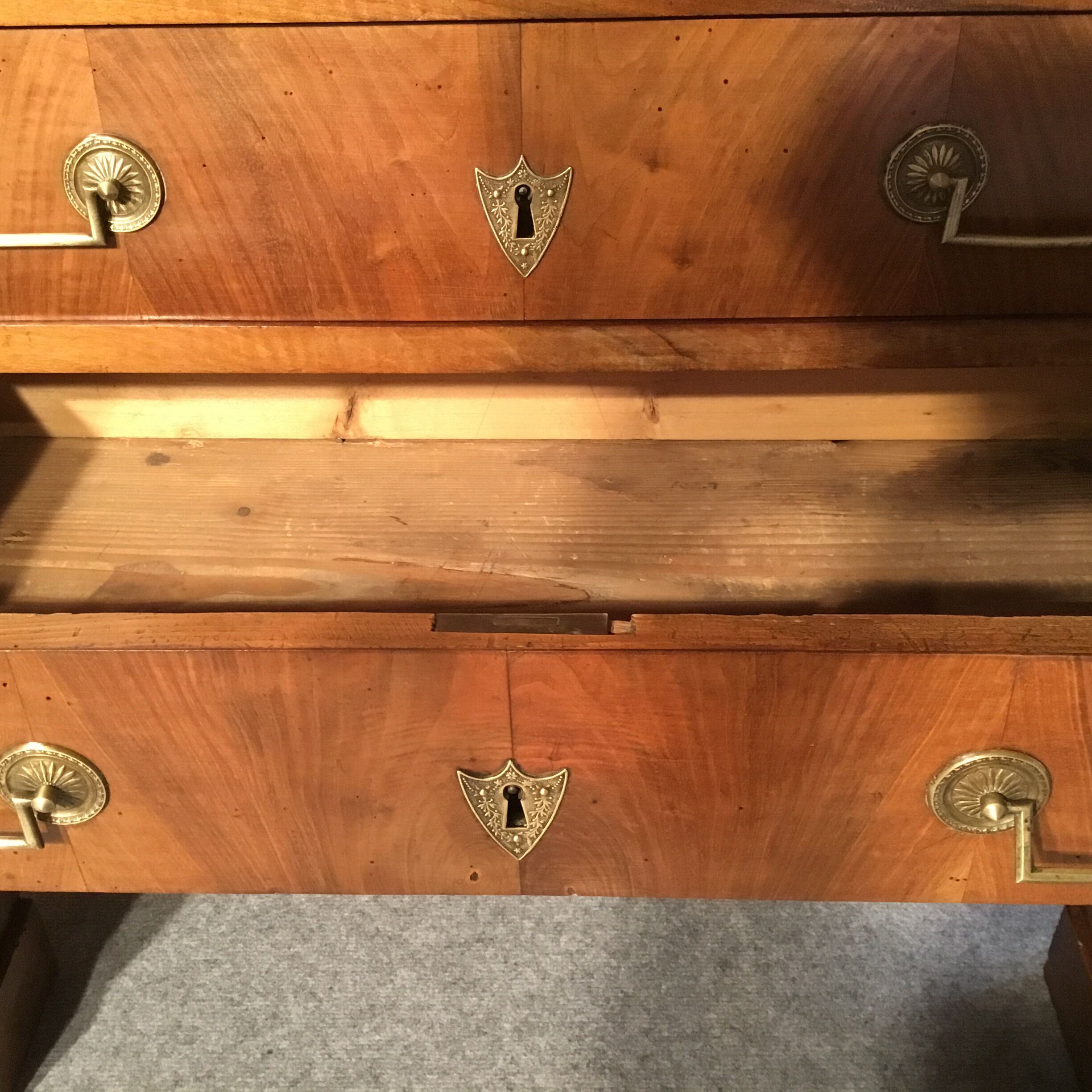 Empire desk cabinet