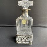 Decanter with handle frame Crystal factory A H (Western Germany)