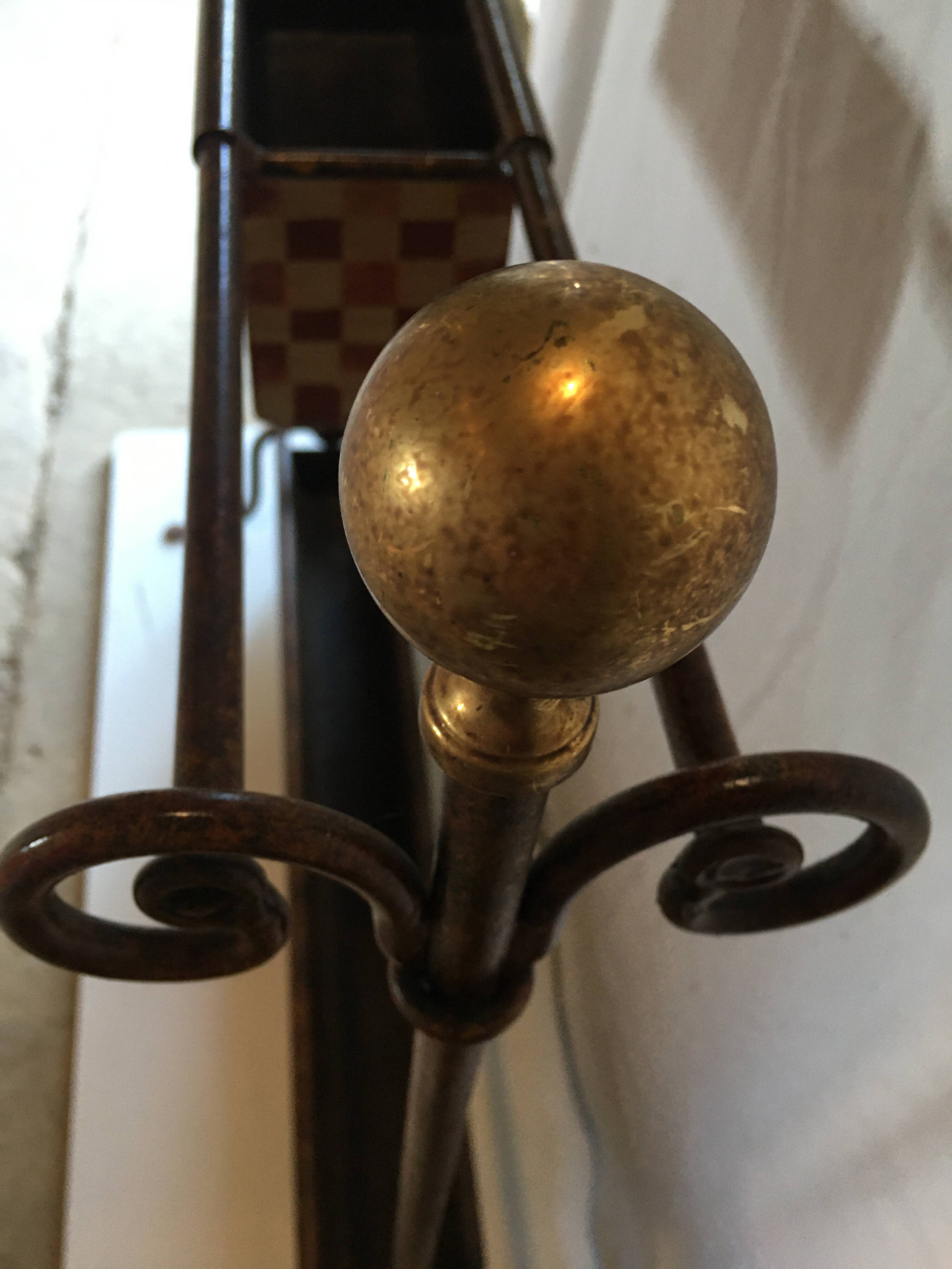 Wrought iron umbrella stand