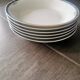 Deep plate with blue and gold decoration – 20 cm