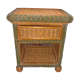 Table de chevet en rotin