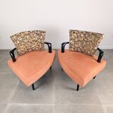 Pair of Esprit Modular Lounge Chairs by Brunati & Zerbaro, 1980s
