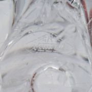 Art Vannes France - Large Sculptural Free-Form Vase - Solid Crystal 1950
