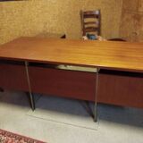 Vintage teak desk by Alain Richard