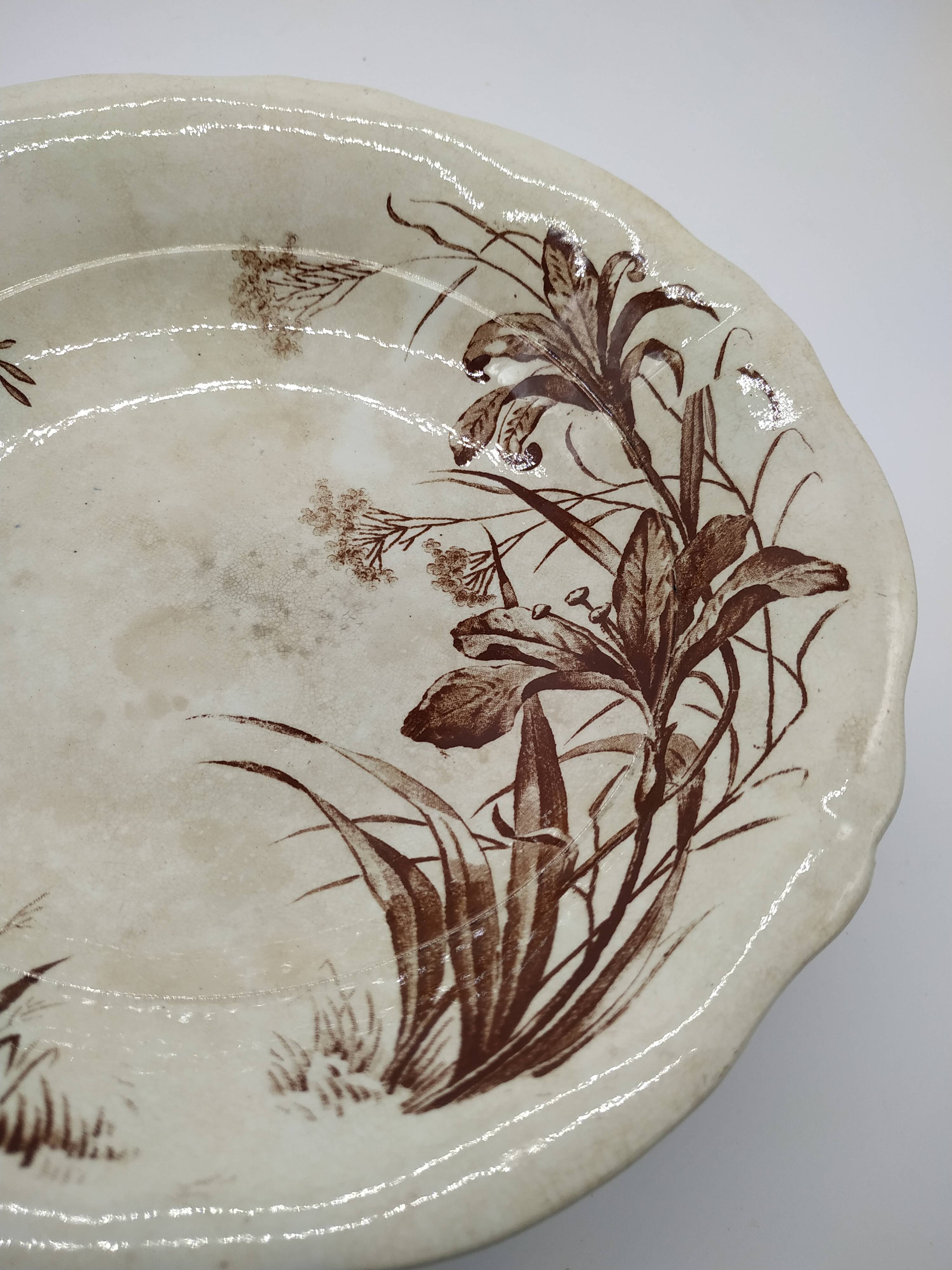 Compotier of the flora department of the house Jules vieillard de bordeaux