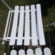 Ensemble de 4 anciennes chaises de jardin