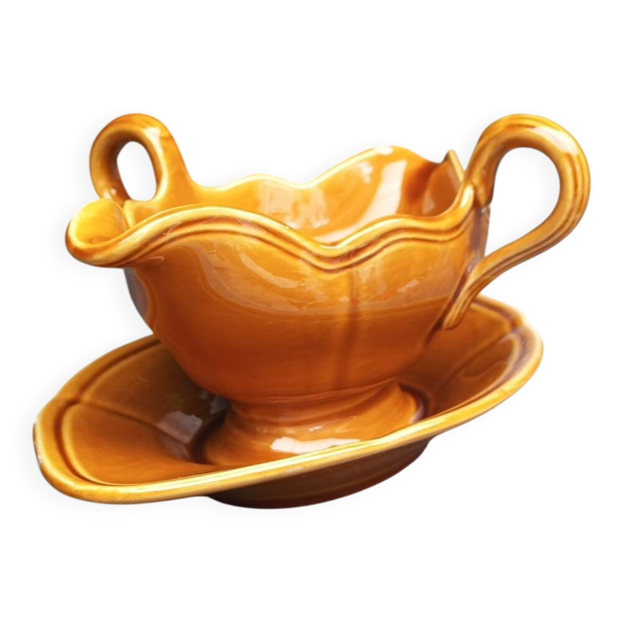 Lunéville sauce boat honey Louis XV
